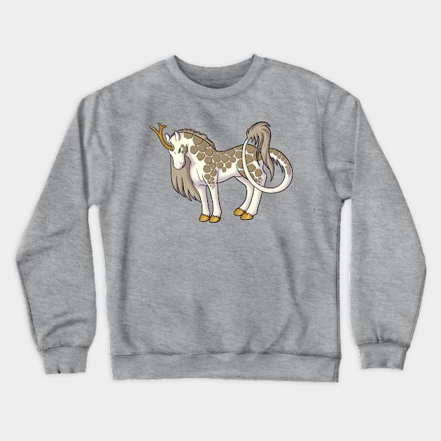 Golden Kilin Crewneck Sweatshirt by SaruCharmed Designs